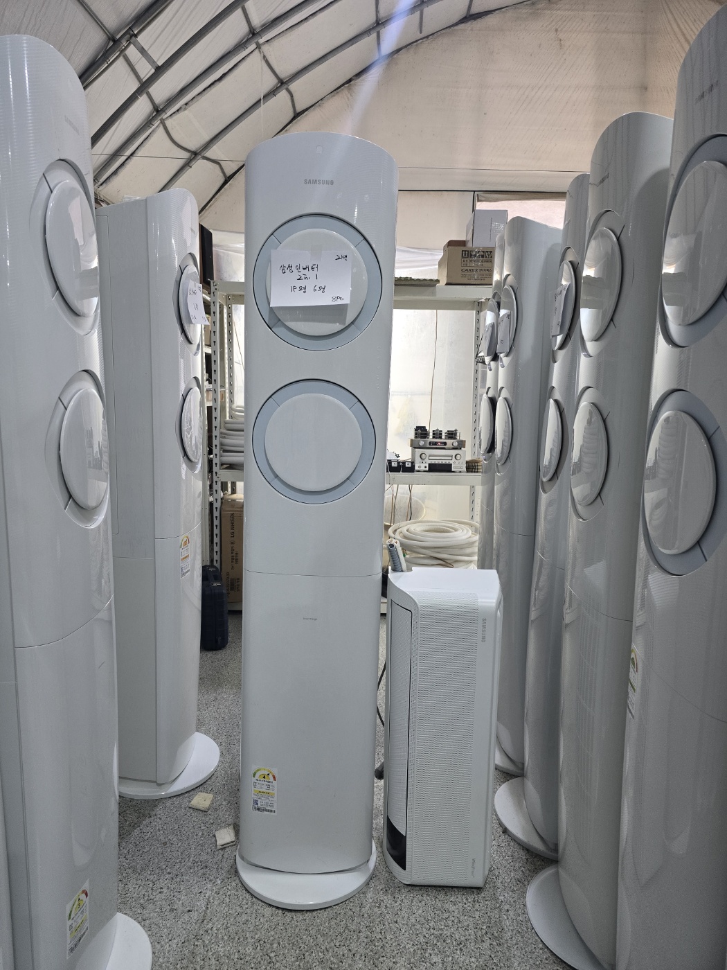 0114번 삼성 인버터 투인원 에어컨 19평 6평 21년